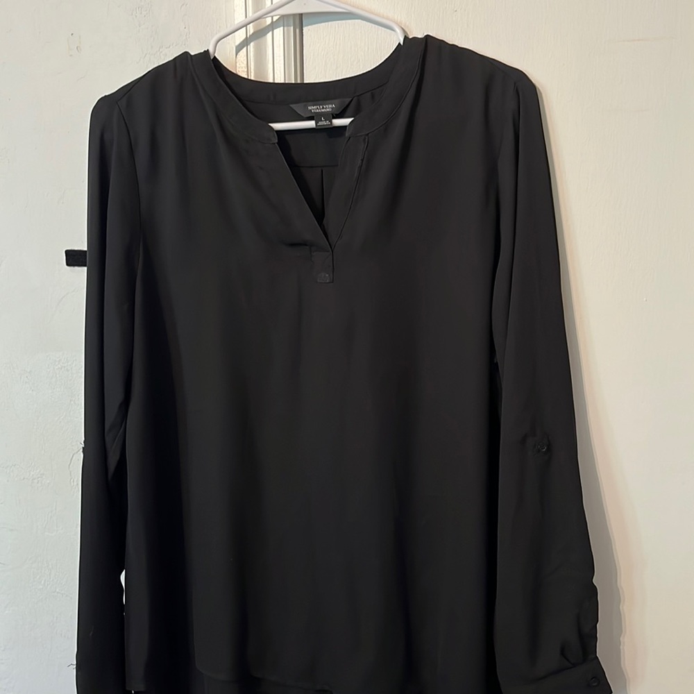 Women’s black blouse